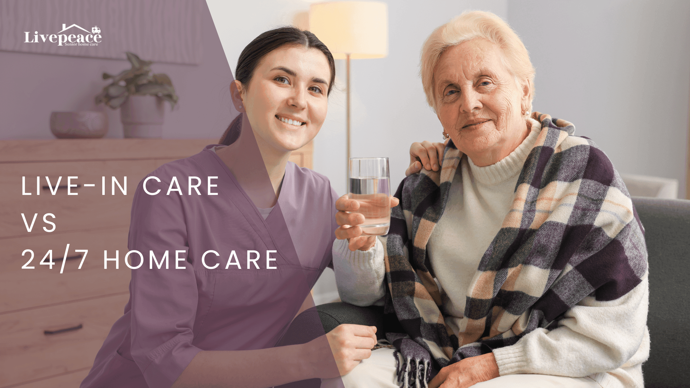 caregiver with elderly women