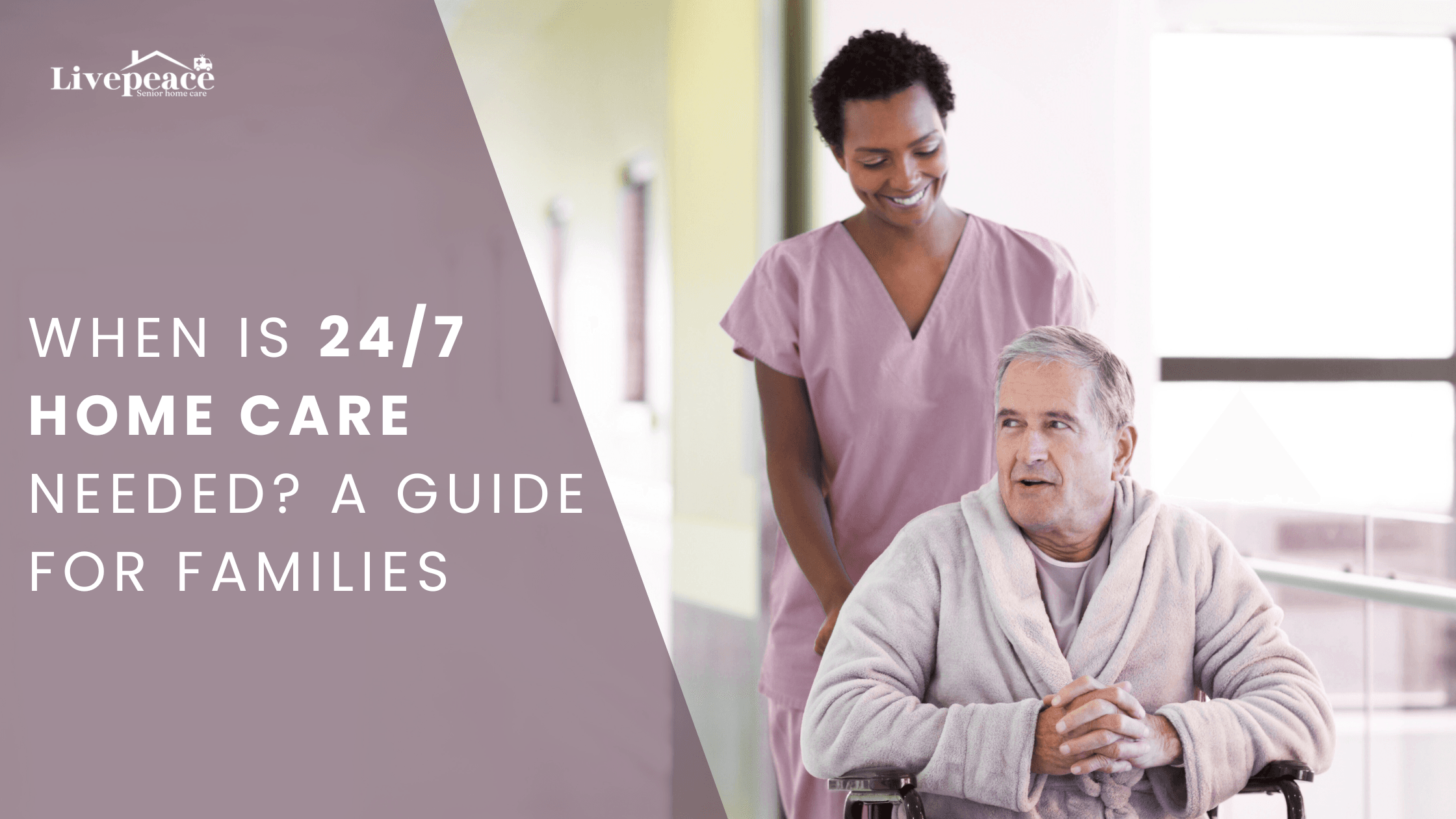 caregiver with elderly person