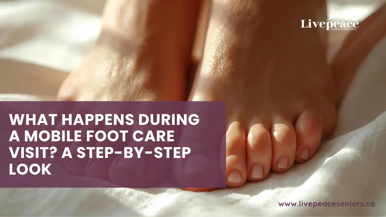 Mobile foot care specialist providing in-home foot care services in British Columbia.